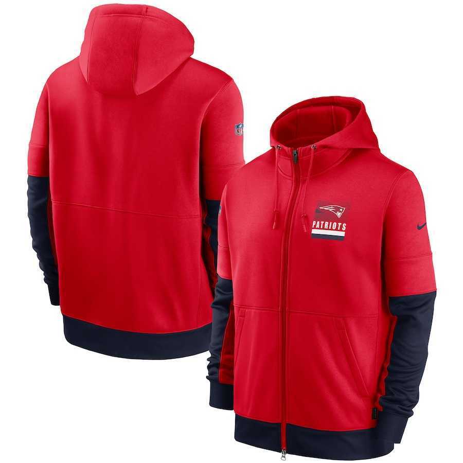 Men's New England Patriots New 2020 Nike Red Black Fan Gear Mascot Performance Full Zip Hoodie,We sell and wholesale Men's New England Patriots New 2020 Nike Red Black Fan Gear Mascot Performance Full Zip Hoodie on line form chian!